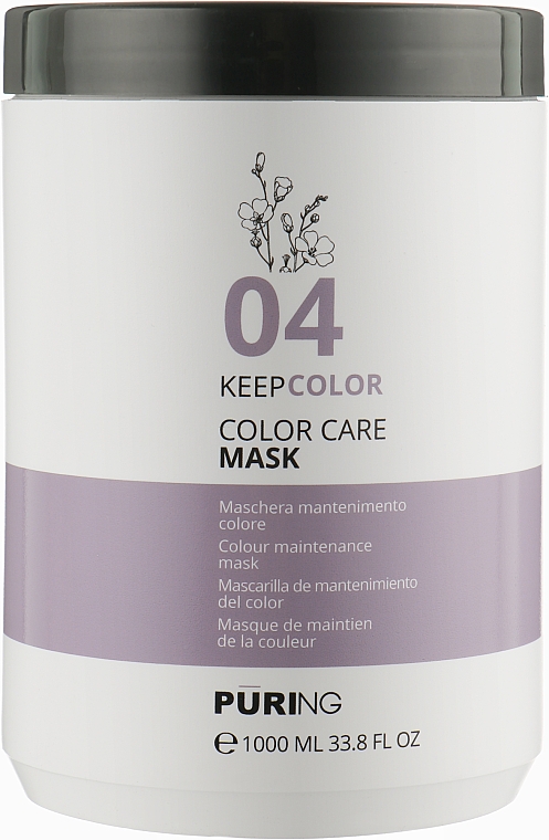 Maska do utrzymania koloru włosów farbowanych - Puring 04 Keepcolor Color Care Mask — Zdjęcie N3