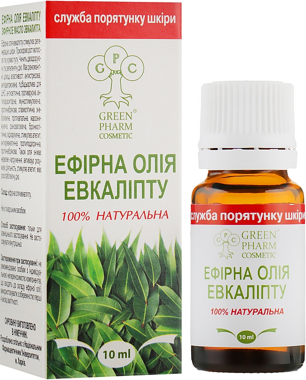 Olejek eteryczny Eukaliptus - Green Pharm Cosmetic — Zdjęcie N2