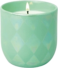 Świeca zapachowa Matcha i mięta - Paddywax Lustre Ceramic Candle Matte Jade Diamonds Matcha & Mint — Zdjęcie N1