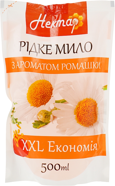 Mydło w płynie Z aromatem rumianku - Aqua Cosmetics Nektar (uzupełnienie) — Zdjęcie N1