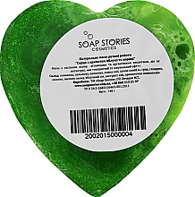 Mydło Big Heart, jabłko - Soap Stories Cosmetics — Zdjęcie N2
