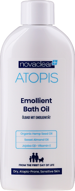 Zmiękczający olejek do kąpieli - Novaclear Atopis Emoliant Bath Oil — Zdjęcie N1