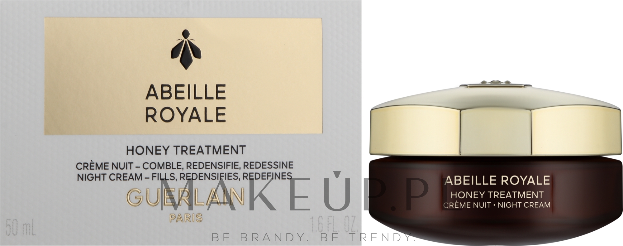 Krem do twarzy na noc z miodem - Guerlain Abeille Royale Honey Treatment Night Cream — Zdjęcie 50 ml