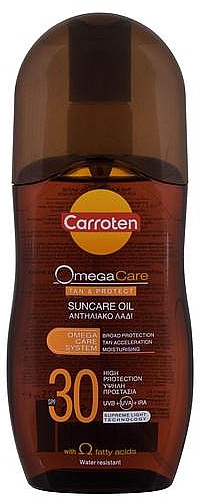 Olejek do opalania SPF 30 - Carroten Omega Care Suncare Oil SPF 30 — Zdjęcie N1