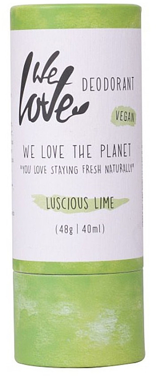 Dezodorant w sztyfcie - We Love The Planet luscious lime Deodorant — Zdjęcie N1