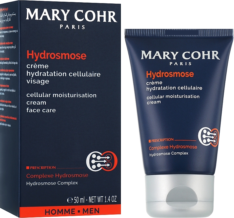 Nawilżający krem do twarzy - Mary Cohr Hydrosmose Homme Cellular Moisturisation Cream — Zdjęcie N2