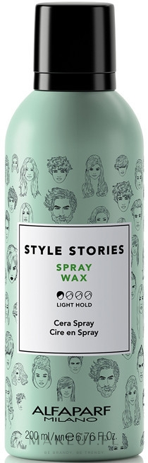 Wosk do stylizacji włosów w sprayu - Alfaparf Milano Style Stories Spray Wax — Zdjęcie 200 ml