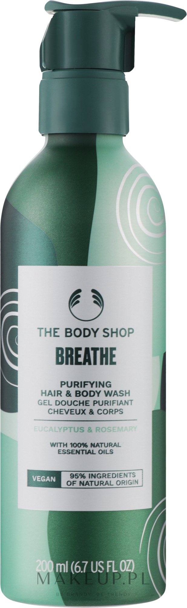 Szampon-żel pod prysznic - The Body Shop Breathe Hair & Body Wash — Zdjęcie 200 ml