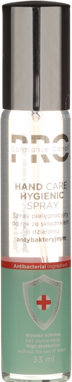 Antybakteryjny spray do rąk - Constance Carroll PRO Hand Care Hygienic Spray — Zdjęcie N3