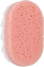Gąbka pod prysznic, owalna, różowa - Inter-Vion — Zdjęcie N1
