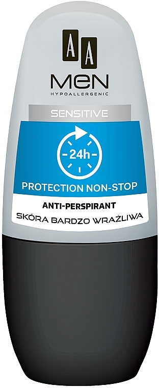 Antyperspirant w kulce do skóry bardzo wrażliwej - AA Men Sensitive — Zdjęcie N1