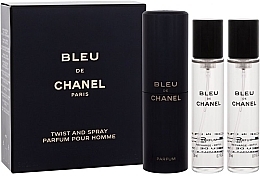 Chanel Bleu de Chanel Parfum - Zestaw (parfum/mini/20mlx3) — Zdjęcie N1