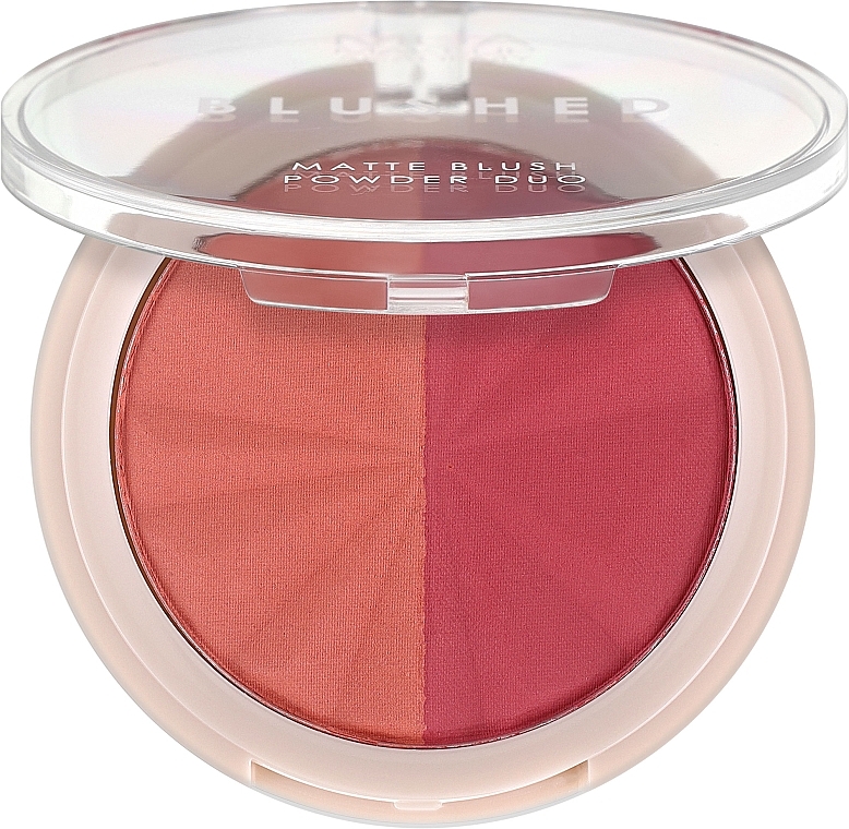 Podwójny róż do twarzy - MUA Blushed Duo Powder Blusher — Zdjęcie N1