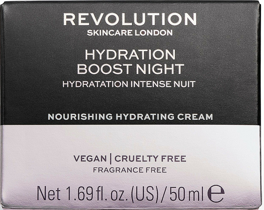 Nawilżający krem do twarzy na noc - Revolution Skincare Hydration Boost Night Cream — Zdjęcie N2