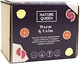 Kup Zestaw - Nature Queen Warm & Calm (essential/oil/3x10ml + acc/1pc)