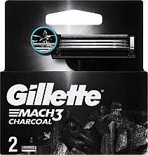 Kup Wymienne wkłady do golenia z węglem drzewnym - Gillette Mach-3 Charcoal