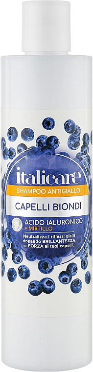 Szampon do włosów przeciw żółtym tonom - Italicare Antiglallo Shampoo — Zdjęcie N1
