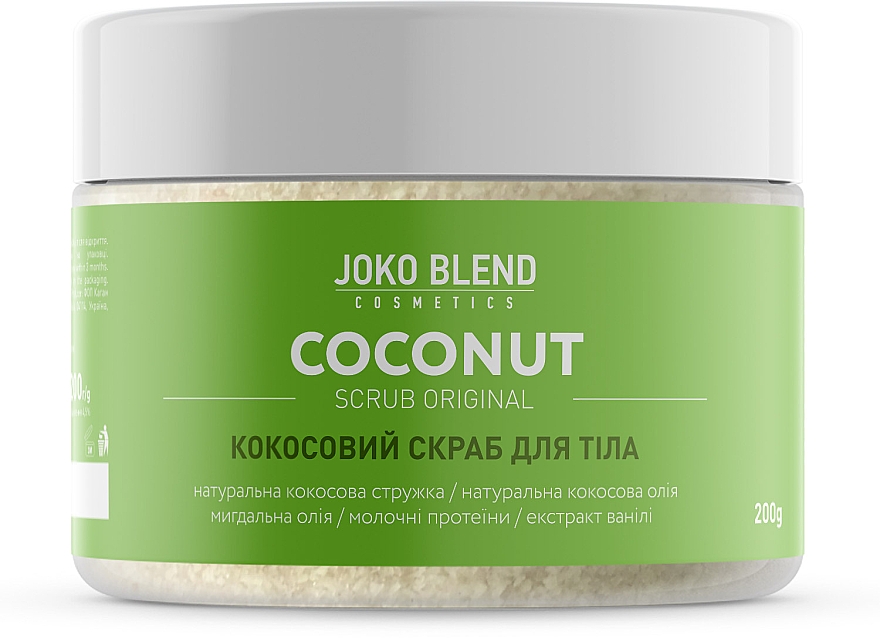 Kokosowy scrub do ciała - Joko Blend Coconut Original Scrub — Zdjęcie N1