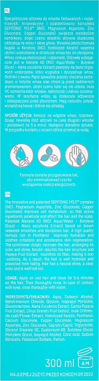 Odżywka do włosów farbowanych - BasicLab Dermocosmetics Capillus — Zdjęcie N3