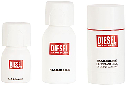 Diesel Plus Plus Masculine - Zestaw (edt/75ml + edt/30ml + deo/75ml) — Zdjęcie N2