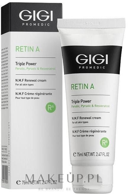 Nawilżający krem do twarzy z retinolem - Gigi Retin A NMF Cream — Zdjęcie 75 ml