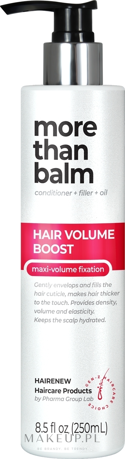 Balsam do włosów dodający objętości - Hairenew Hair Volume Boost Balm Hair — Zdjęcie 250 ml