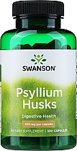 Suplement diety Łuski psyllium, 100 szt - Swanson Psyllium Husks 610 mg — Zdjęcie N1