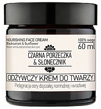 Kup Wypełniający krem naprawczy do twarzy - Nova Kosmetyki Czarna porzeczka & Słonecznik