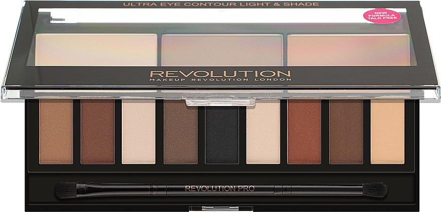 Paleta cieni do powiek - Makeup Revolution Ultra Eye Contour Light & Shade — Zdjęcie N2