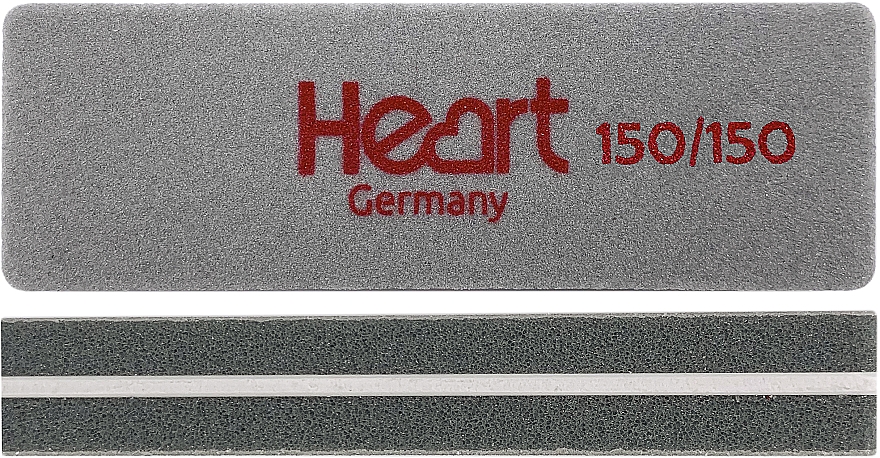 Polerka do paznokci Heart Mini 150/150, prostokątna - Heart Germany — Zdjęcie N1