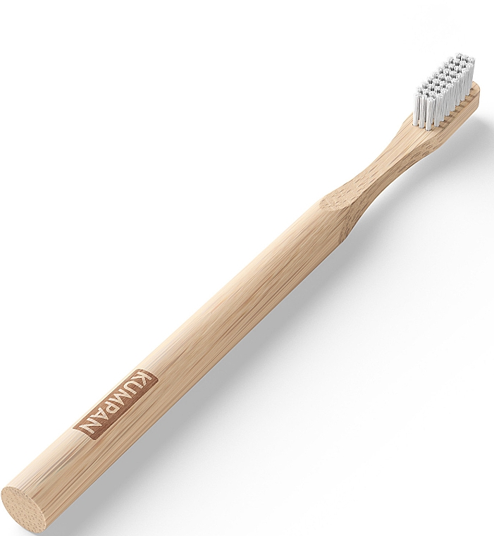 Bambusowa szczoteczka do zębów AS02, miękka, w pudełku - Kumpan Bamboo Soft Toothbrush — Zdjęcie N3