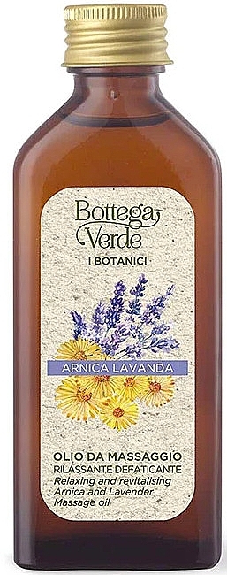 Relaksujący olejek do masażu Arnika i lawenda - Bottega Verde I Botanici Arnica & Lavender Massage Oil — Zdjęcie N1