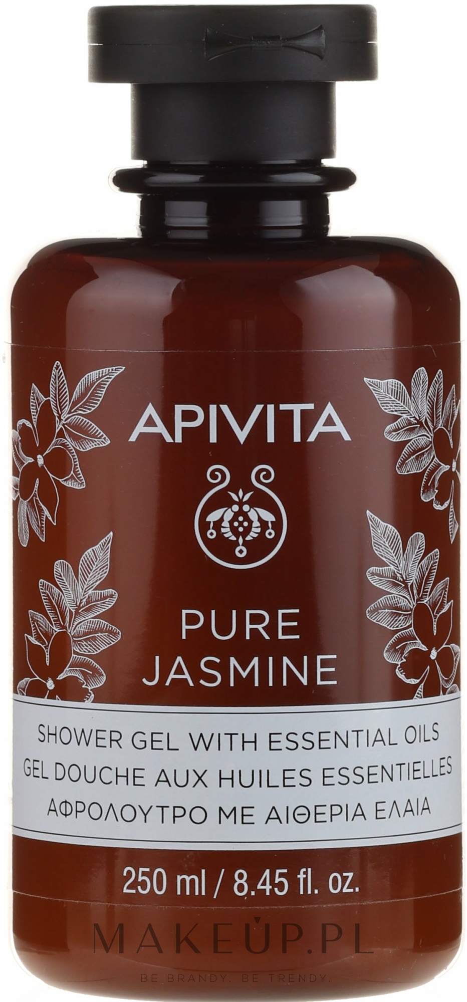 Żel pod prysznic Jaśmin - Apivita Pure Jasmine Showergel with Essential Oils — Zdjęcie 250 ml