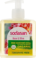 Kup Mydło w płynie Róża i oliwka - Sodasan Liquid Rose-Olive