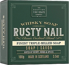 Mydło - Scottish Fine Soaps Rusty Nail Whisky Soap In a Carton — Zdjęcie N1