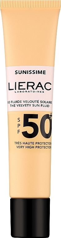 Fluid przeciwsłoneczny do twarzy - Lierac Sunissime The Velvety Sun Fluid SPF50+ — Zdjęcie N1