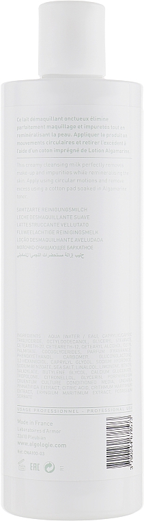 Aksamitne mleczko oczyszczające - Algologie Detox & Clean Velvety Cleansing Milk — Zdjęcie N5