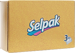 Kup Chusteczki higieniczne trójwarstwowe w pozłacanym opakowaniu - Selpak