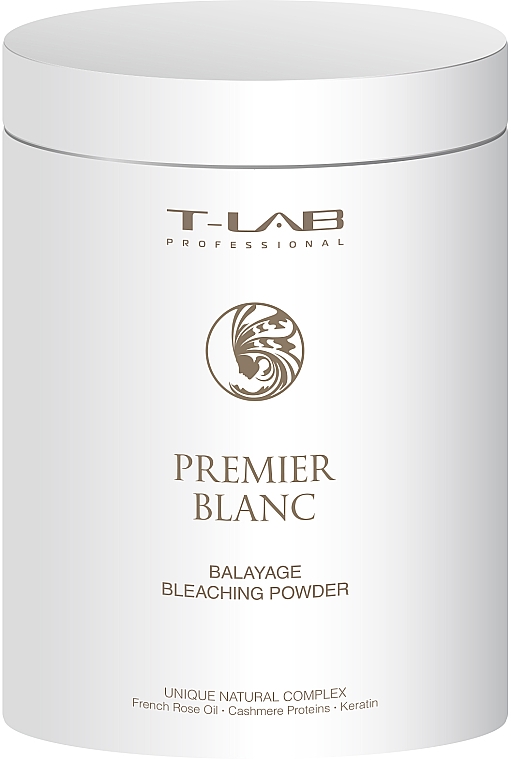 Puder do rozjaśniania włosów - T-LAB Professional Premier Blanc Balayage Bleaching Powder