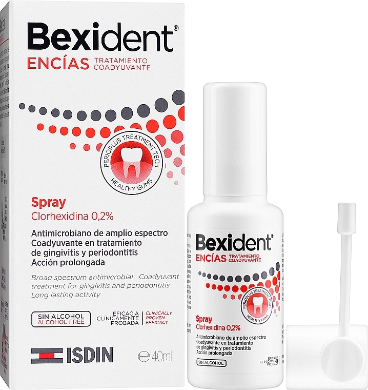 Spray do intensywnej pielęgnacji dziąseł - Isdin Bexident Gums Intensive Care Spray — Zdjęcie N2