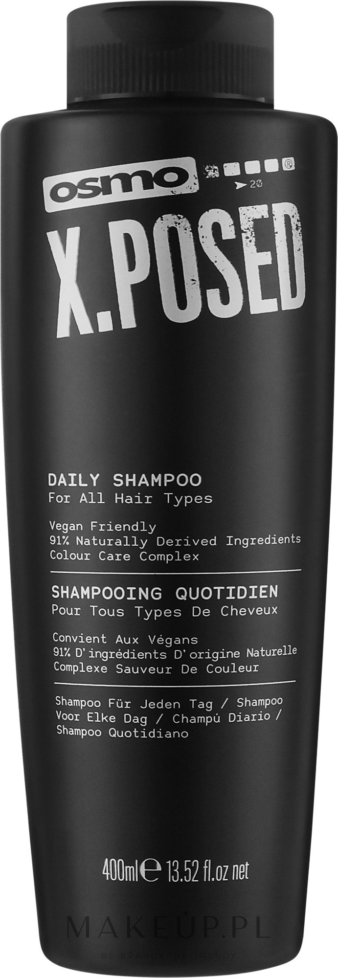 Bezsiarczanowy szampon do codziennego użytku - Osmo X.Posed Daily Shampoo — Zdjęcie 400 ml
