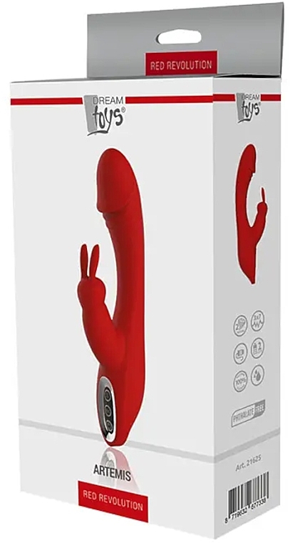 Wibrator, czerwony - Dream Toys Red Revolution Artemis  — Zdjęcie N3