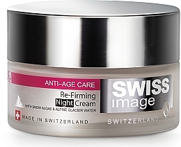 Kup Ujędrniający krem do twarzy na noc ze szwajcarskimi algami śnieżnymi i alpejską wodą lodowcową - Swiss Image Anti-Age 46+ Re-Firming Night Cream