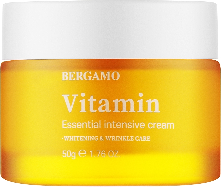 Odżywczy krem do twarzy - Bergamo Vitamin Essential Intensive Cream — Zdjęcie N1