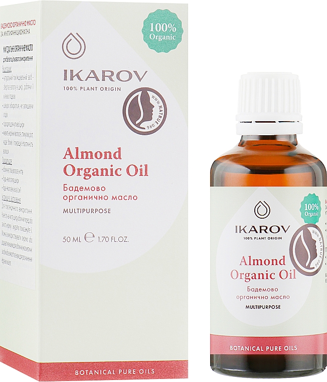 Organiczny olej migdałowy - Ikarov
