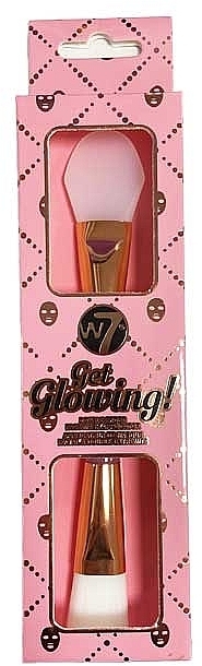 Podwójny pędzelek do nakładania masek - W7 Get Glowing! Double Mask Brush — Zdjęcie N2