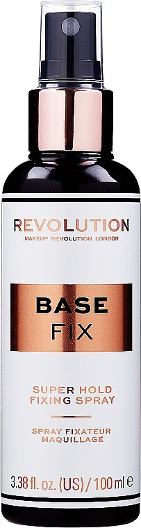 Utrwalacz makijażu - Makeup Revolution Base Fix Super Hold Fixing Spray