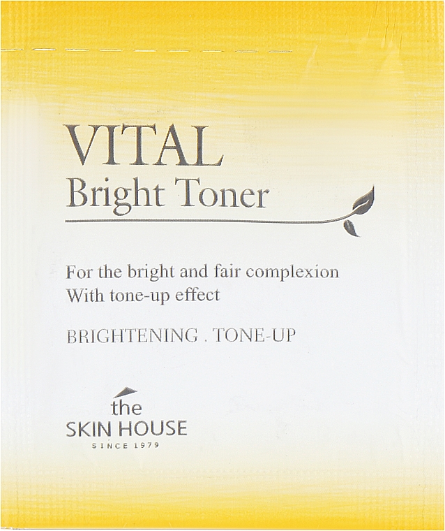 Toner wyrównujący koloryt cery - The Skin House Vital Bright Toner (próbka) — Zdjęcie N1