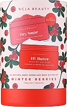 Zestaw - NCLA Beauty Winter Berries (b/butter/100ml + b/scr/100ml) — Zdjęcie N1