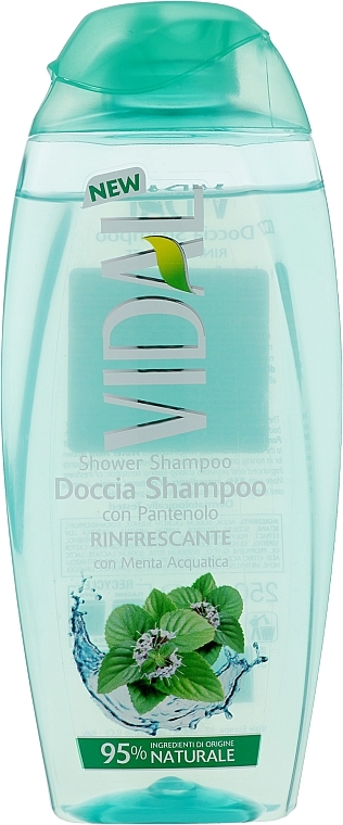 Żel pod prysznic szampon 2w1 Odświeżenie - Vidal Shower Shampoo — Zdjęcie N1